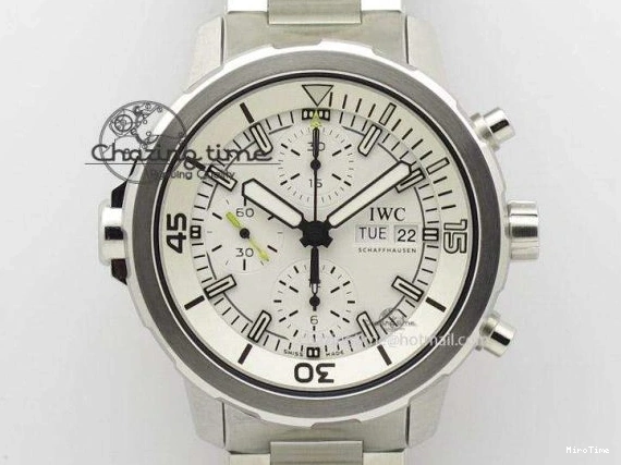 MIROTIME 0216 Youthful Aquatimer Automatic SS RSF 1:1 Best Edition White Black Dial on SS Bracelet A 7070